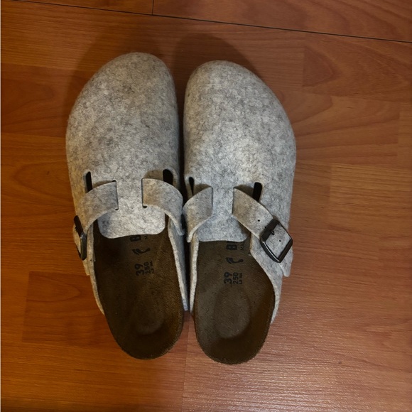 Birkenstock Boston wool oatmeal sz 39 new without box - Picture 1 of 4